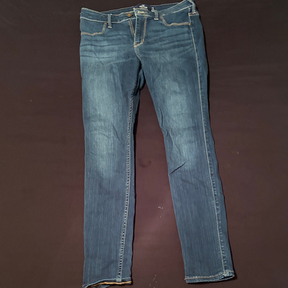 Hollister Dark Blue Mid-Rise Jeans